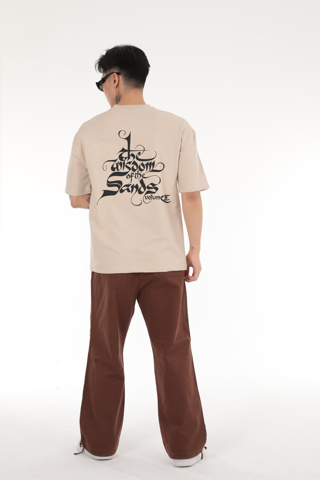 THE WISOOM OF THE SANDS BEDRUCKTES OVERSIZE T-SHIRT