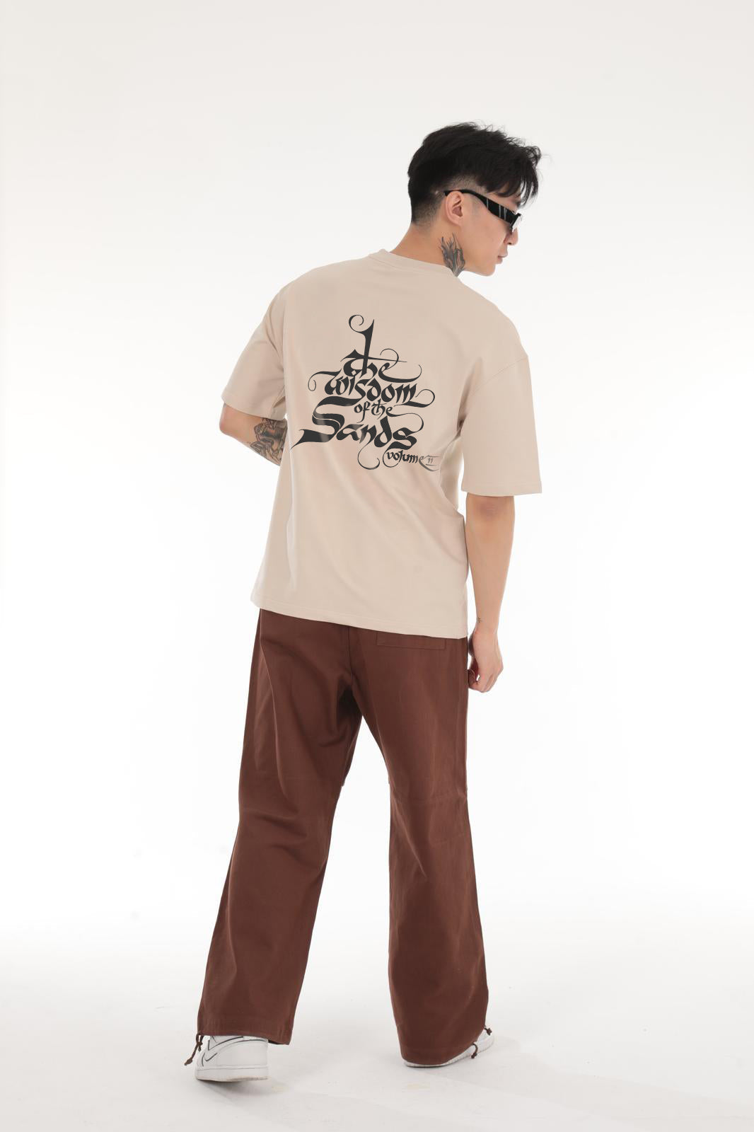 THE WISOOM OF THE SANDS BEDRUCKTES OVERSIZE T-SHIRT