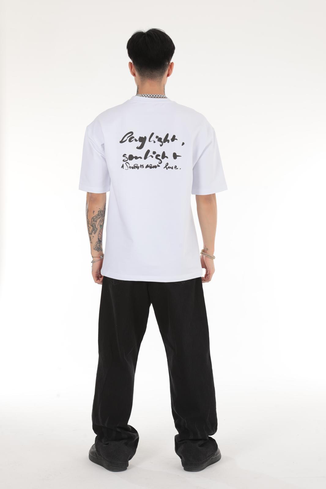 NEED TO FEEL ALIVE BEDRUCKTES OVERSIZE T-SHIRT