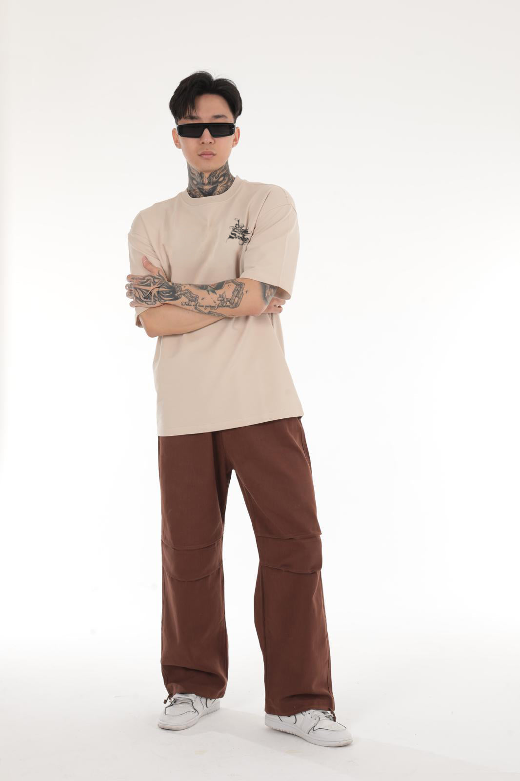 THE WISOOM OF THE SANDS BEDRUCKTES OVERSIZE T-SHIRT
