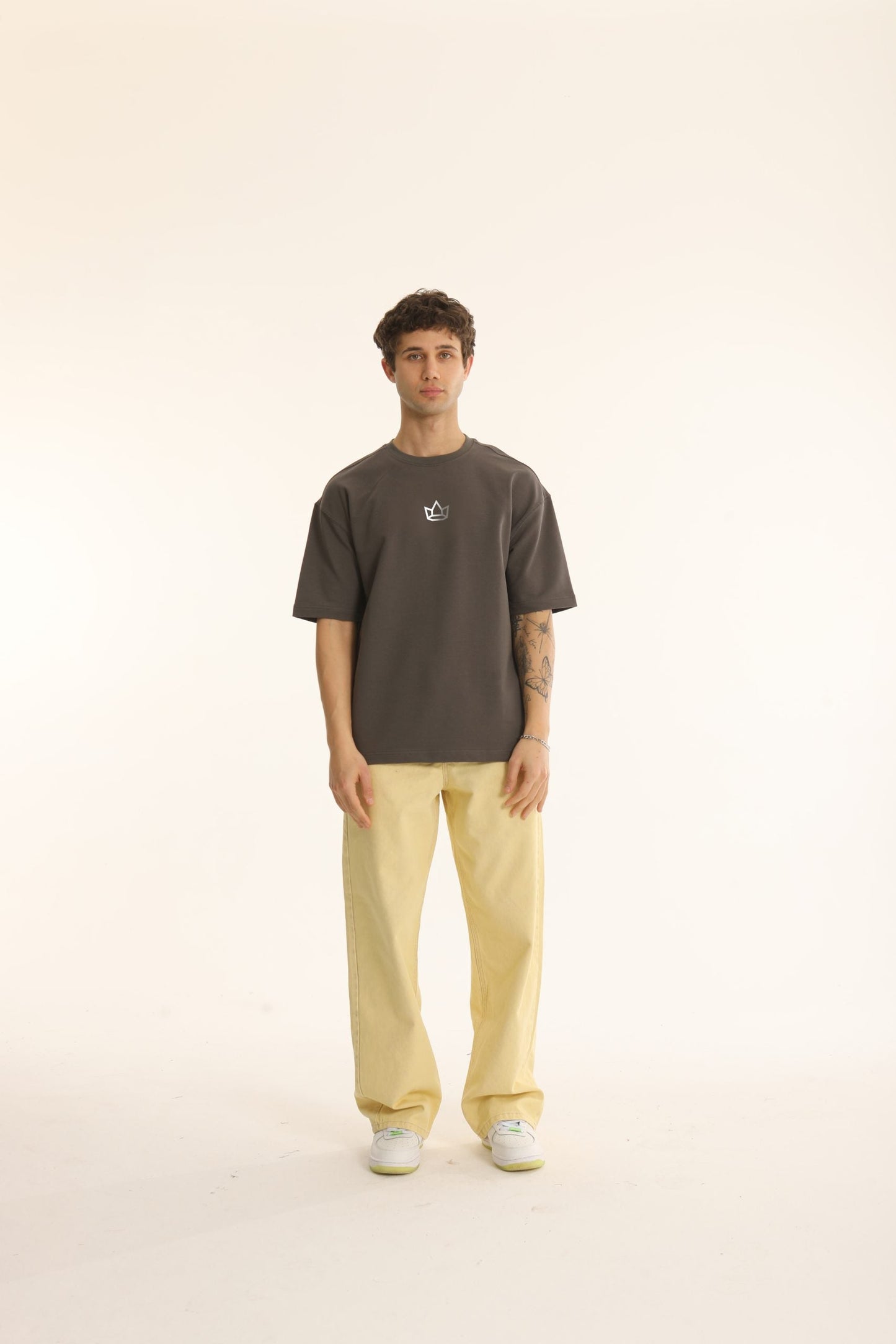 I`M NOT NOT DOWN BEDRUCKTES OVERSIZED T-SHIRT