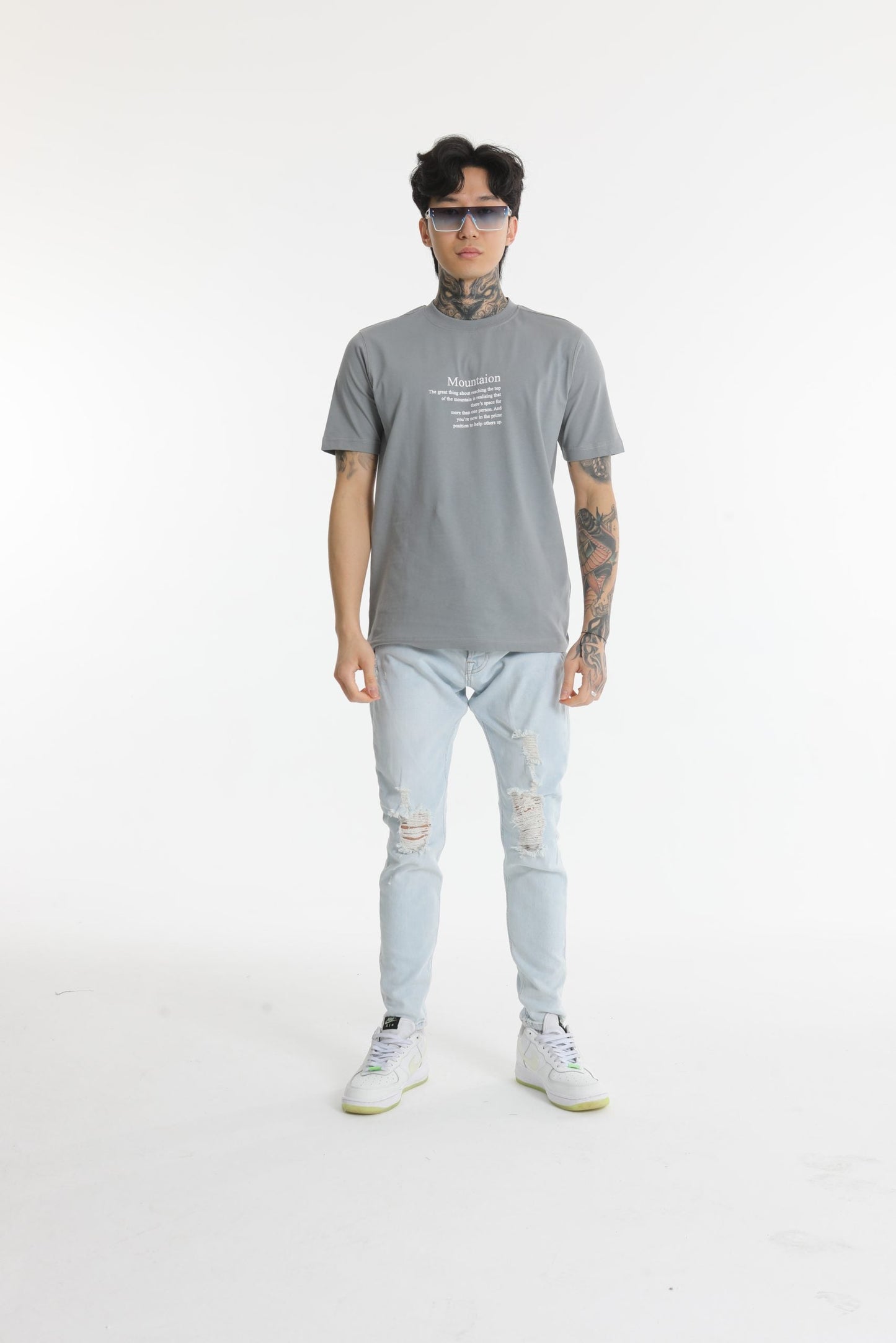 MOUNTAION BEDRUCKTES T-SHIRT
