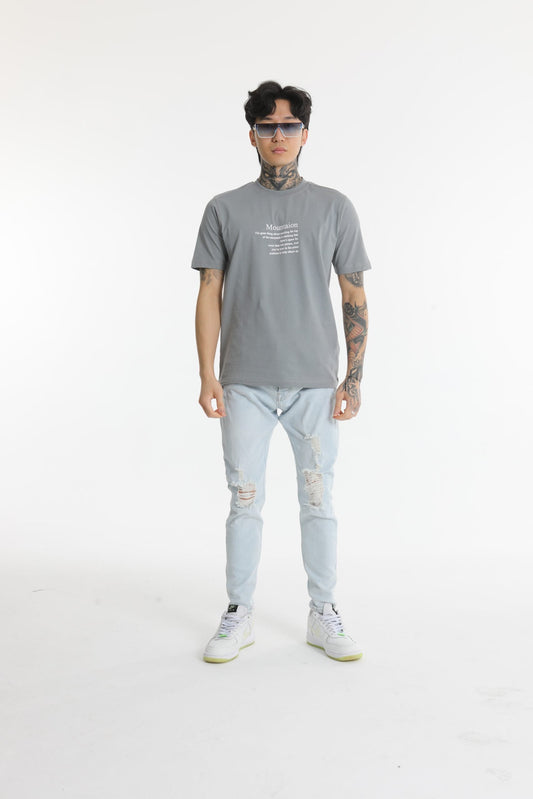 MOUNTAION BEDRUCKTES T-SHIRT