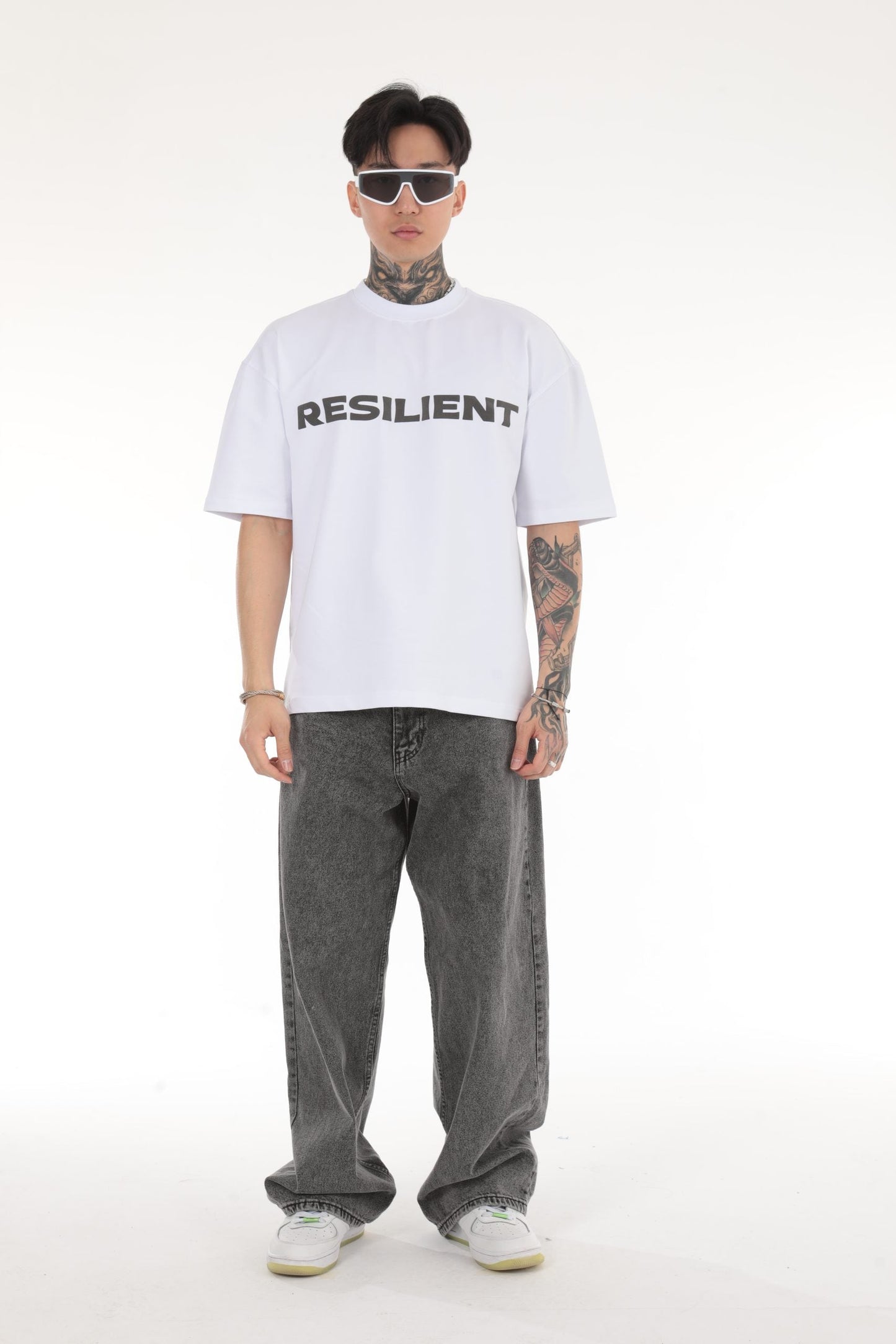RESILIENT BEDRUCKTES OVERSIZE T-SHIRT