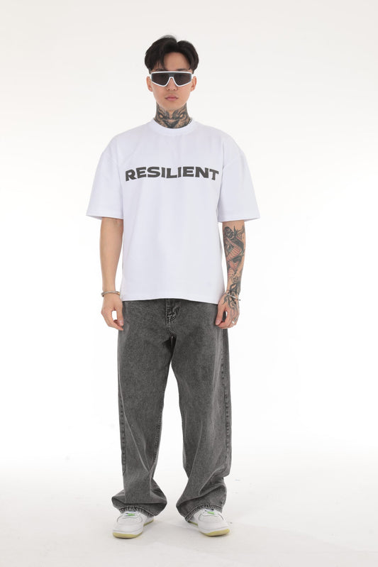 RESILIENT BEDRUCKTES OVERSIZE T-SHIRT