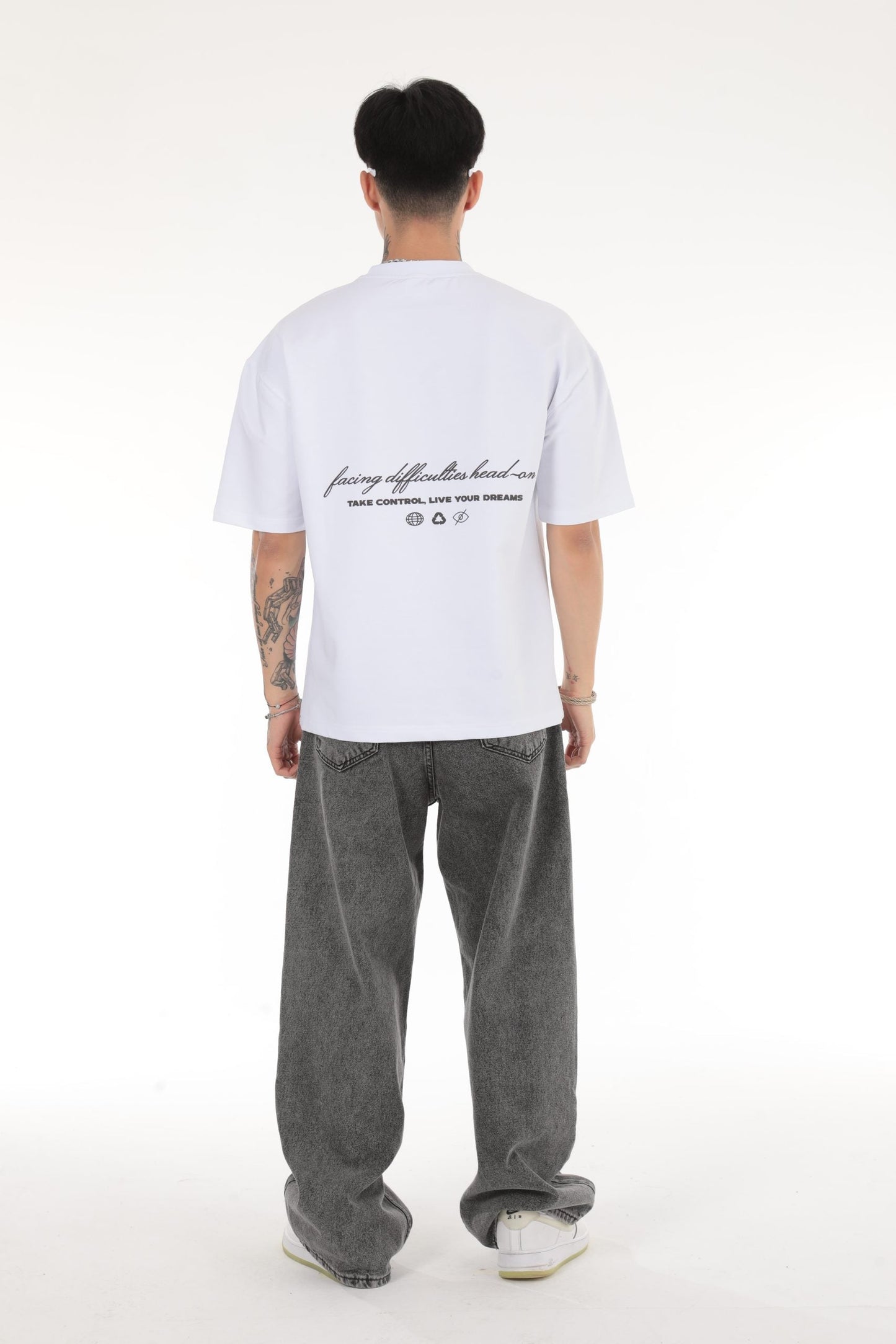 RESILIENT BEDRUCKTES OVERSIZE T-SHIRT