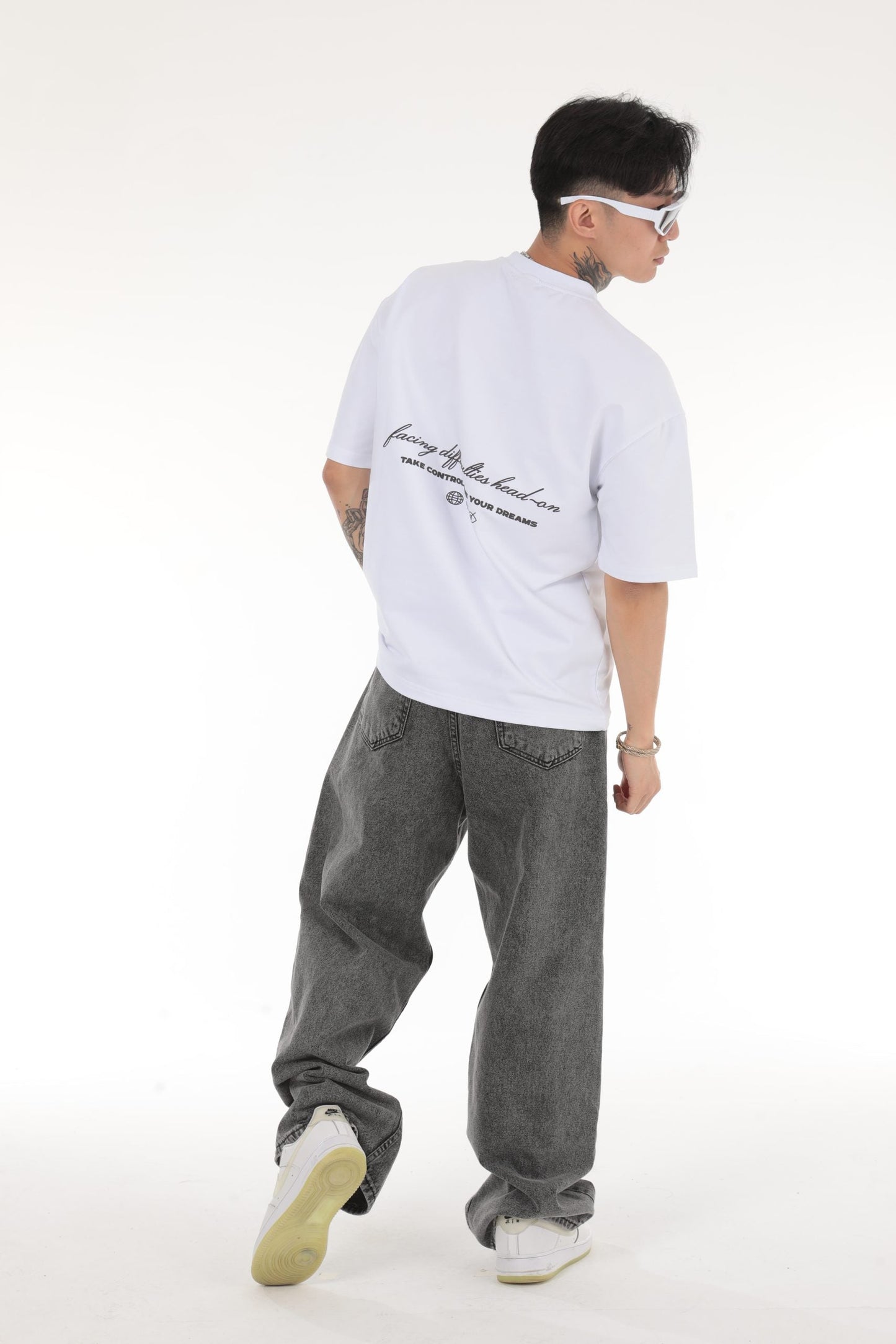 RESILIENT BEDRUCKTES OVERSIZE T-SHIRT