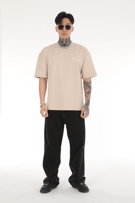NEED TO FEEL ALIVE BEDRUCKTES OVERSIZE T-SHIRT