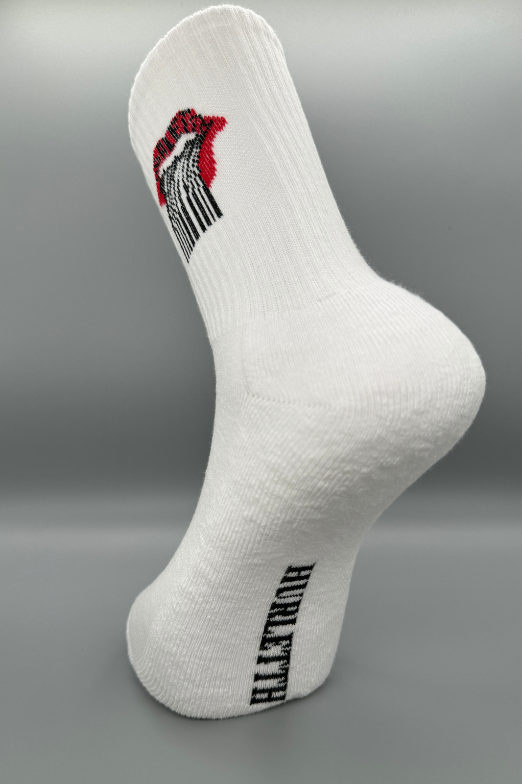 HURLETTH TENNISSOCKEN MIT LIPPENMUSTER