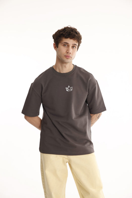 I`M NOT NOT DOWN BEDRUCKTES OVERSIZED T-SHIRT