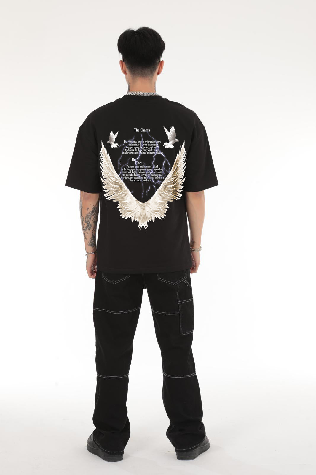 THE ANGEL BEDRUCKTES OVERSIZE T-SHIRT