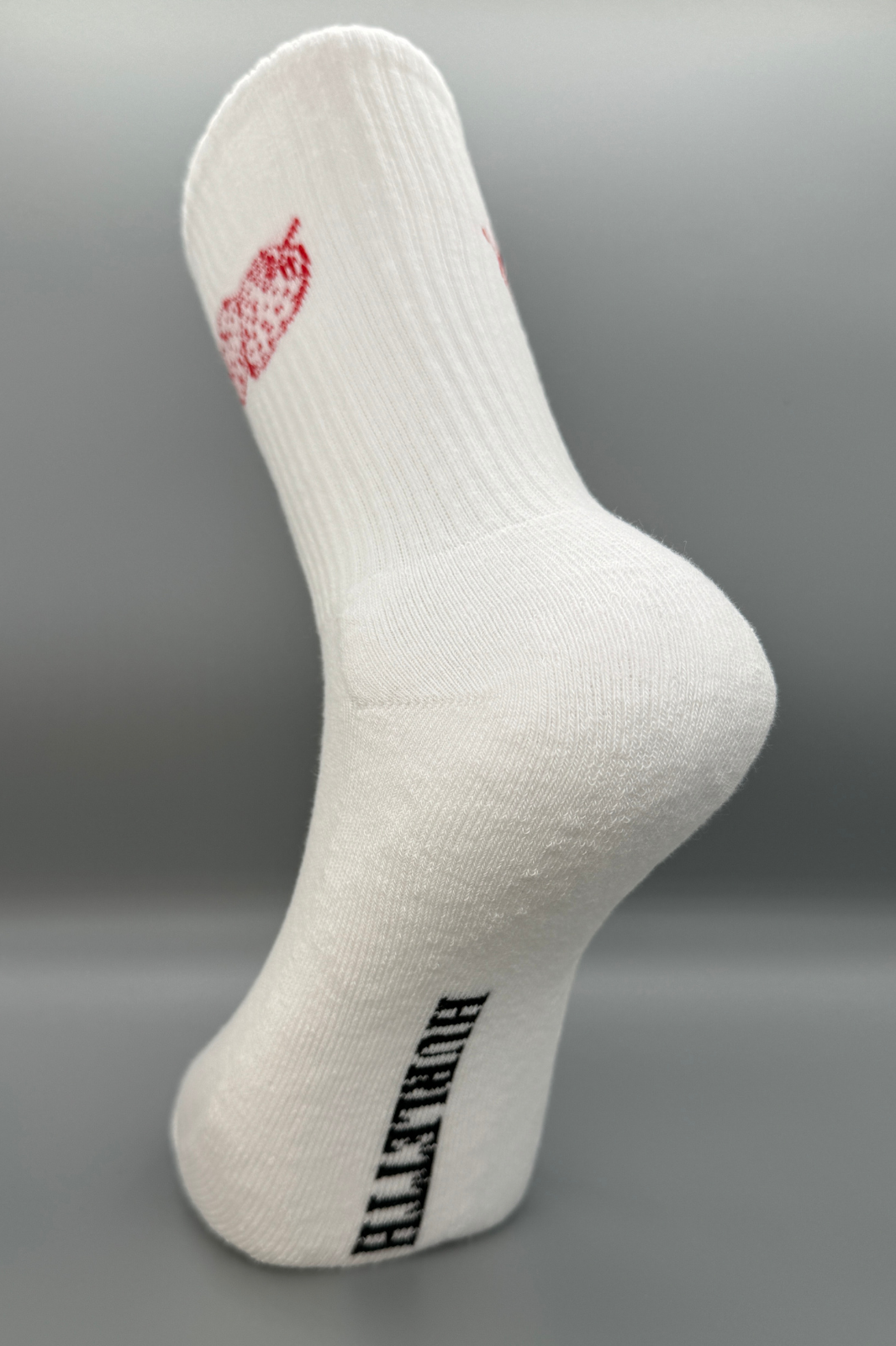 HURLETTH TENNISSOCKEN MIT ERDBEERMUSTER