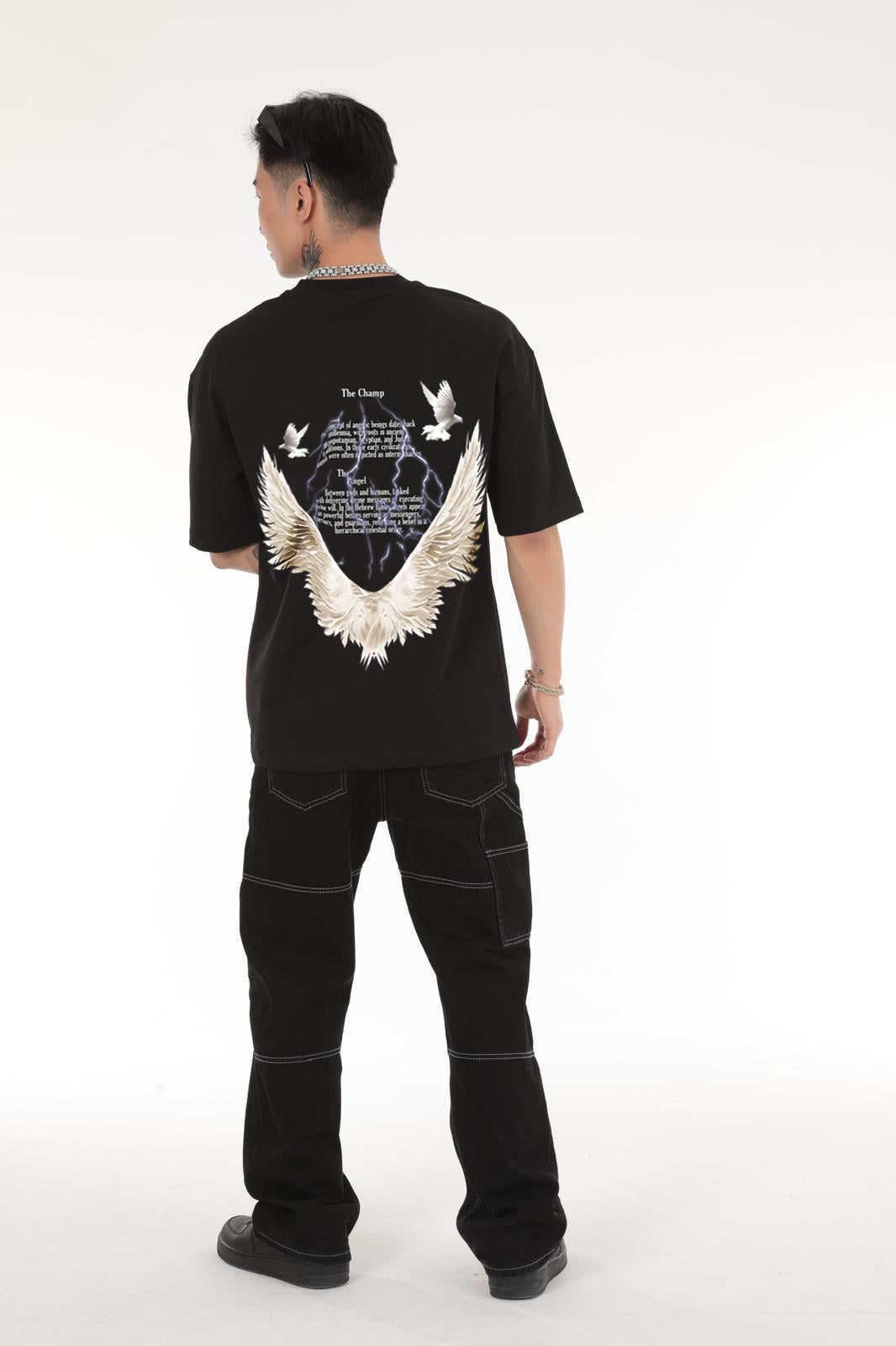 THE ANGEL BEDRUCKTES OVERSIZE T-SHIRT
