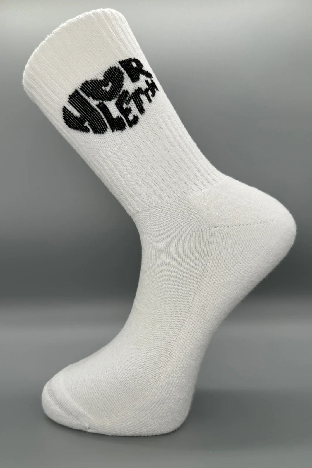 HURLETTH TENNISSOCKEN MIT SCHWARZEM HERZMUSTER