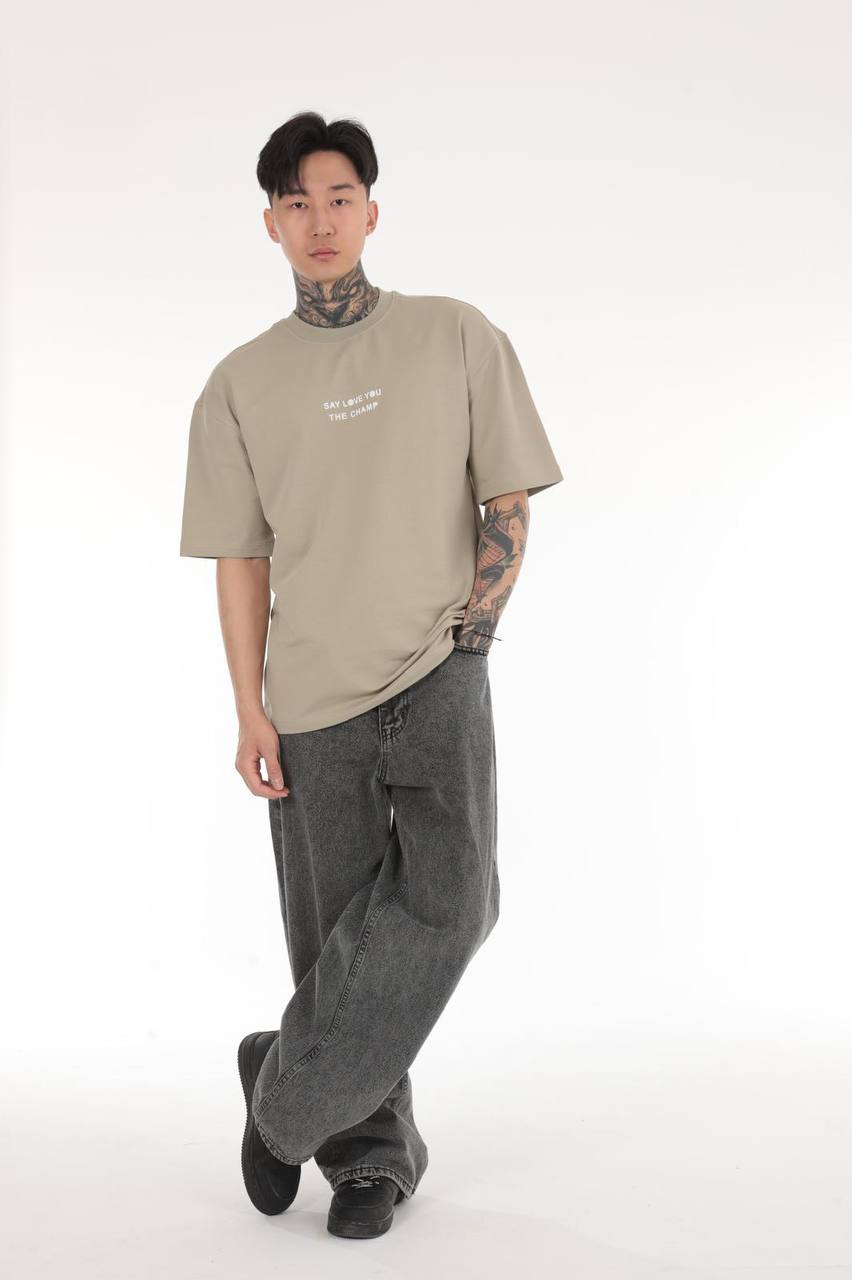HURLETTH SAY LOVE YOU T-SHIRT – OVERSIZED
